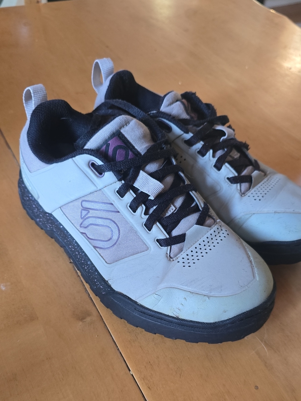 Five Ten Purple Glitter Lace-Up MTB Shoes